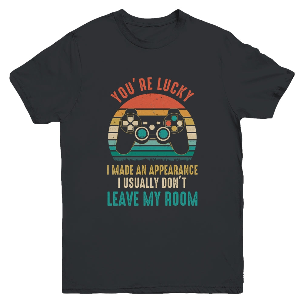 You're Lucky I Made An Appearance Video Game Controller Boys Youth Shirt | teecentury