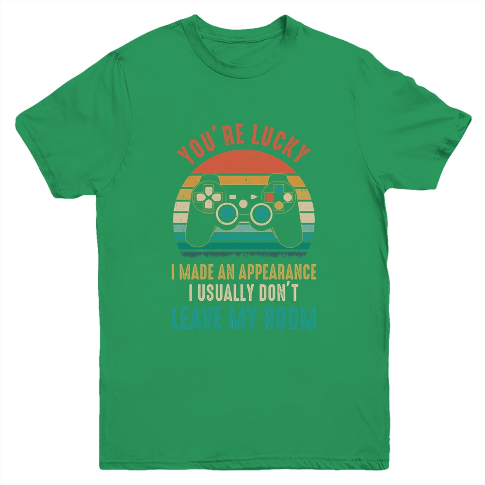 You're Lucky I Made An Appearance Video Game Controller Boys Youth Shirt | teecentury