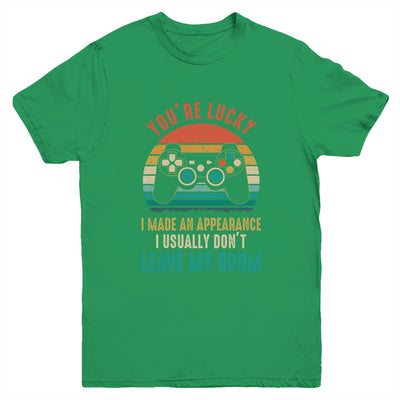 You're Lucky I Made An Appearance Video Game Controller Boys Youth Shirt | teecentury