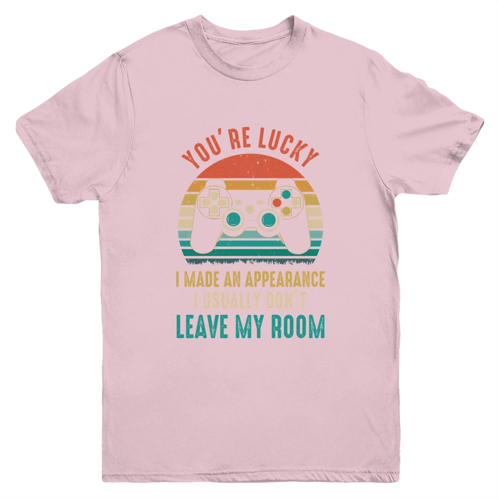 You're Lucky I Made An Appearance Video Game Controller Boys Youth Shirt | teecentury