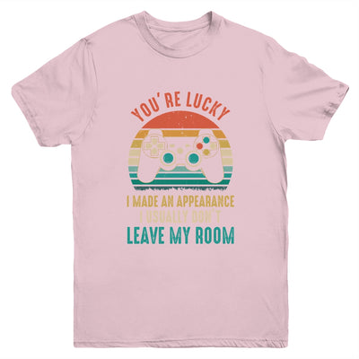 You're Lucky I Made An Appearance Video Game Controller Boys Youth Shirt | teecentury