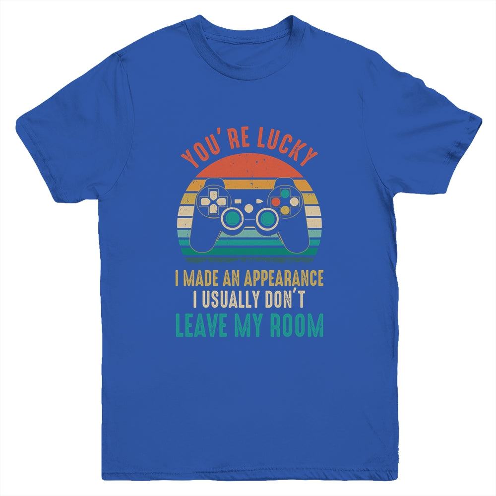 You're Lucky I Made An Appearance Video Game Controller Boys Youth Shirt | teecentury