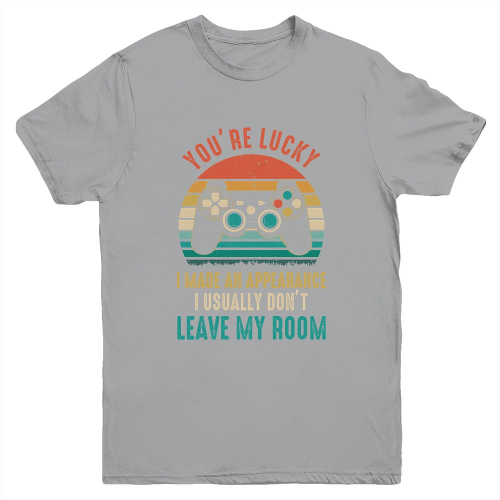 You're Lucky I Made An Appearance Video Game Controller Boys Youth Shirt | teecentury
