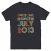 Awesome Since July 2013 Vintage 9th Birthday Gifts Youth Youth Shirt | Teecentury.com