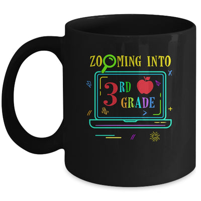 Zooming Into 3th Grade Virtual Back to School Mug Coffee Mug | Teecentury.com