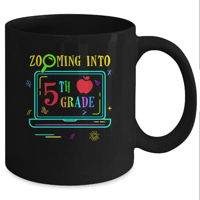 Zooming Into 5th Grade Virtual Back to School Mug Coffee Mug | Teecentury.com