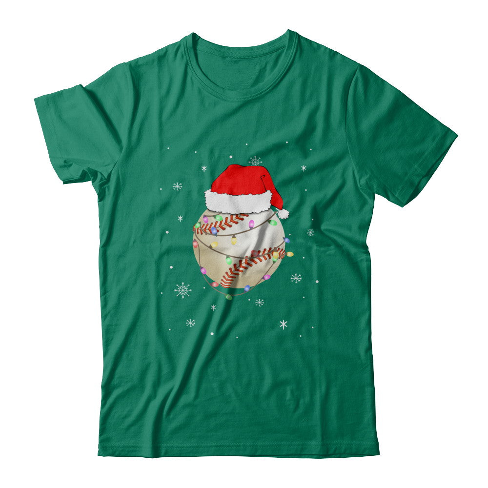Santa Hat Baseball Christmas Gifts T-Shirt & Sweatshirt | Teecentury.com