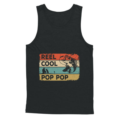 Vintage Reel Cool Pop Pop Fish Fishing Fathers Day T-Shirt & Hoodie | Teecentury.com