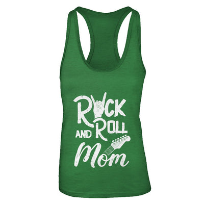 Rock And Roll Mom Retro Guitar Rocker Music Gift T-Shirt & Tank Top | Teecentury.com