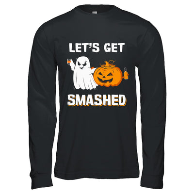 Let's Get Smashed Drinking Pumpkin Halloween T-Shirt & Hoodie | Teecentury.com
