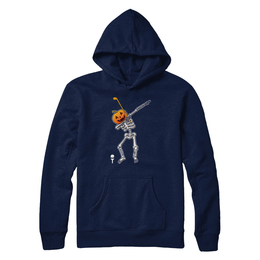 Halloween Dabbing Skeleton Golf T-Shirt & Hoodie | Teecentury.com