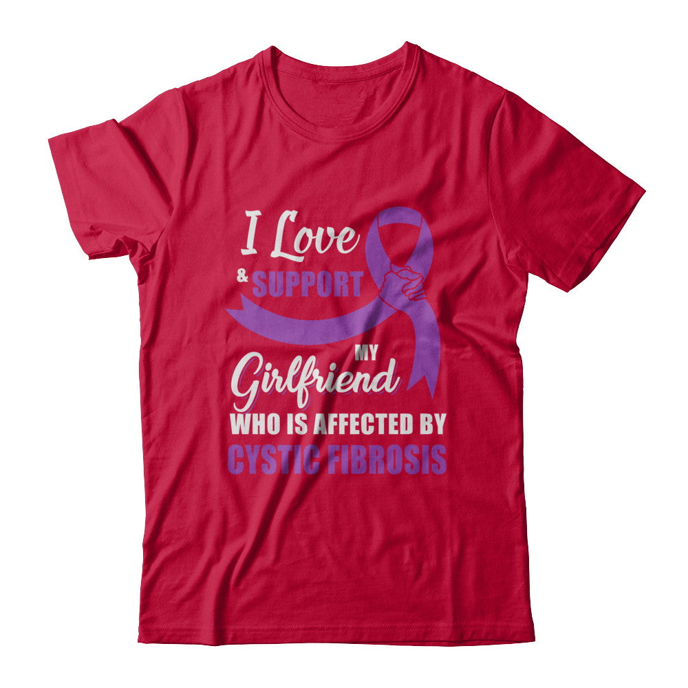 Cystic Fibrosis Awareness Support Purple Girlfriend Boyfriend T-Shirt & Hoodie | Teecentury.com