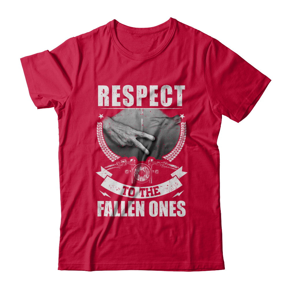 Respect To The Fallen Ones Motorbike T-Shirt & Hoodie | Teecentury.com