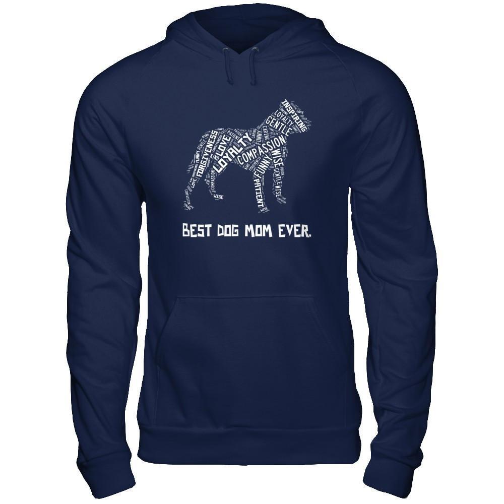 Best Dog Mom Ever Pitbull Lovers T-Shirt & Hoodie | Teecentury.com