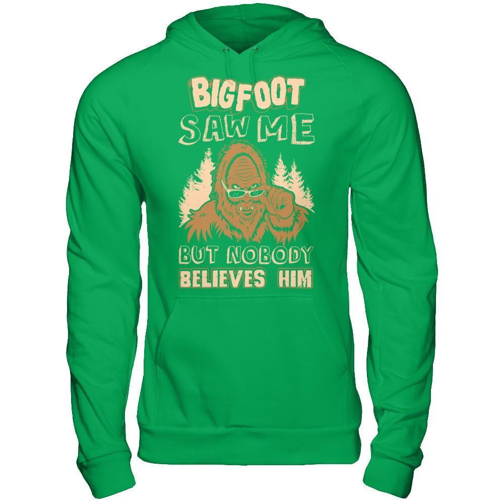 Bigfoot Saw Me But Nobody Believes Him T-Shirt & Hoodie | Teecentury.com