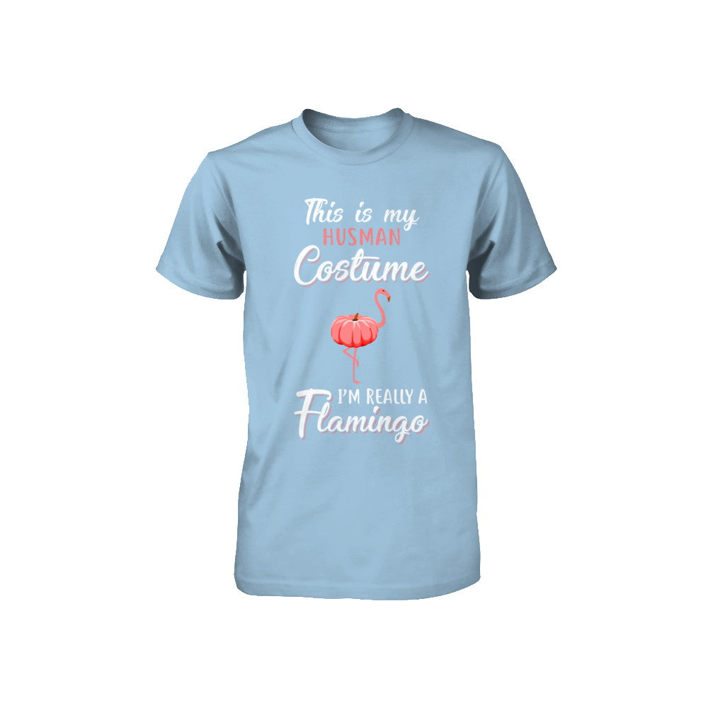 This Is My Human Costume I'm Really A Flamingo Halloween Youth Youth Shirt | Teecentury.com