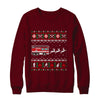 Merry Christmas Firefighter Fireman Ugly Sweater Gift T-Shirt & Sweatshirt | Teecentury.com