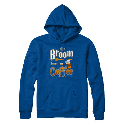 My Broom Runs On Coffee Halloween Witch Costume T-Shirt & Hoodie | Teecentury.com