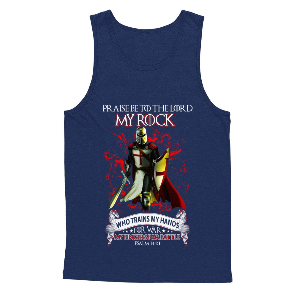 Praise The Lord My Rock Who Trains My Hands For War T-Shirt & Hoodie | Teecentury.com