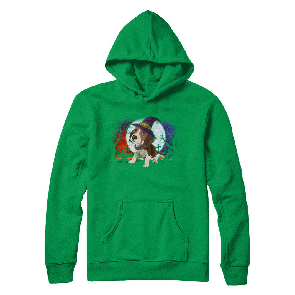 Cute Halloween Beagle Puppy Pumpkins T-Shirt & Sweatshirt | Teecentury.com