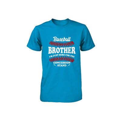 Baseball Brother I'm Just Here For The Concession Stand Youth Youth Shirt | Teecentury.com