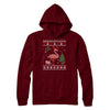 Santa Hat Flamingo Reindeer Ugly Christmas Sweater T-Shirt & Sweatshirt | Teecentury.com