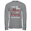 Red Plaid I Have Two Titles Mom And Granny T-Shirt & Hoodie | Teecentury.com