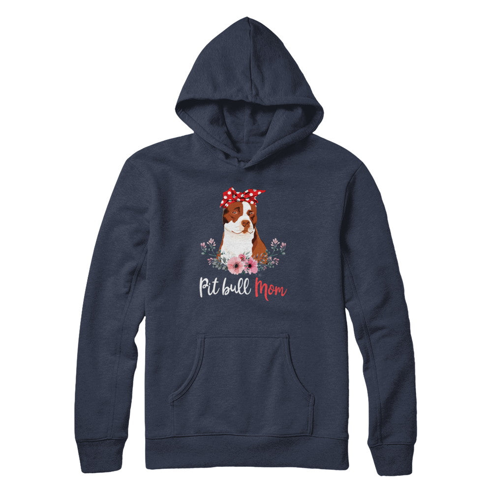 Pitbull Mom Gift For Women Dog Lover T-Shirt & Hoodie | Teecentury.com