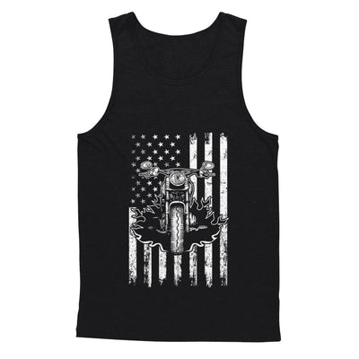 American Motorcycle Motorbike Us Flag Cool Biker T-Shirt & Hoodie | Teecentury.com