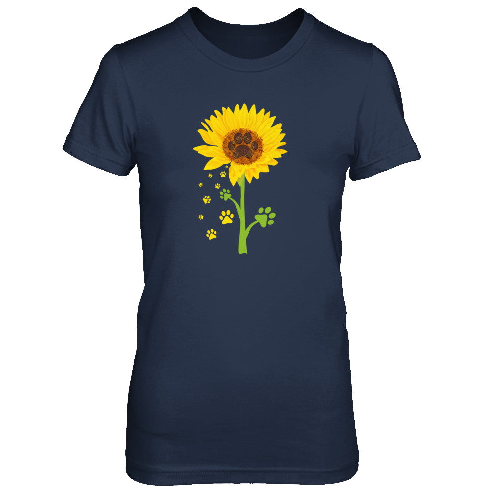 Funny Sunflower Cat Dog Paw Lover T-Shirt & Tank Top | Teecentury.com