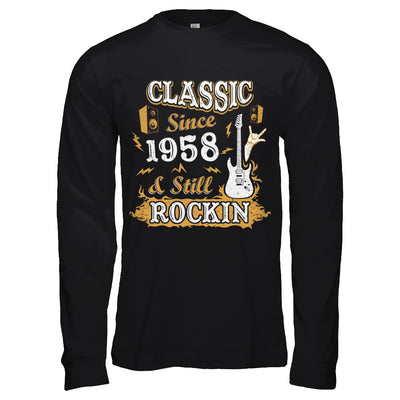 Vintage Classic Since 1958 With Rockin 64th Birthday T-Shirt & Hoodie | Teecentury.com