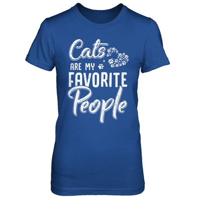 Cats Are My Favorite People Cat Lovers T-Shirt & Hoodie | Teecentury.com