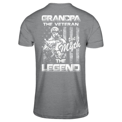 Grandpa The Veteran The Myth The Legend T-Shirt & Hoodie | Teecentury.com