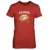 Gemini Zodiac May June Birthday Gift Golden Lipstick T-Shirt & Tank Top | Teecentury.com