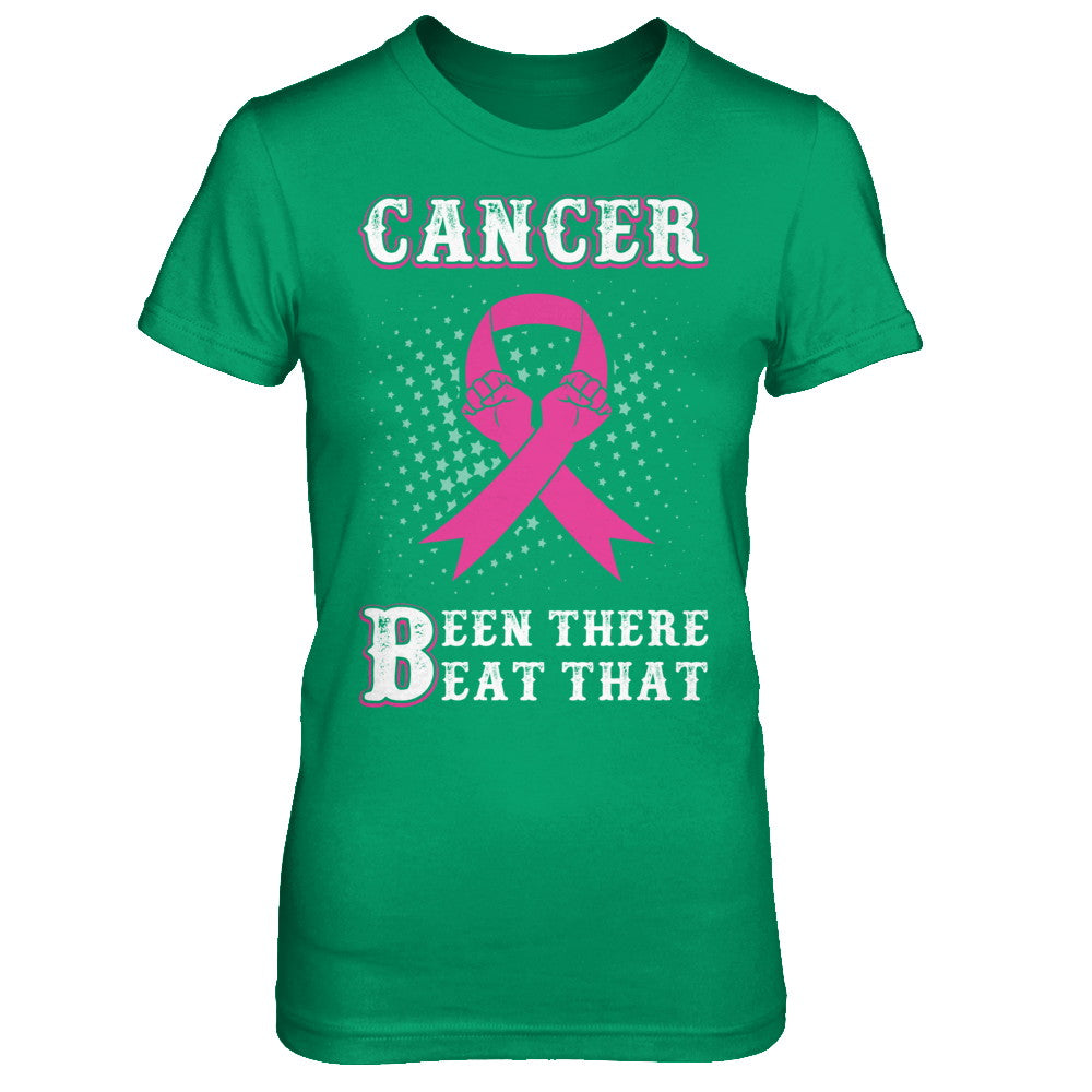 Breast Cancer Been There Beat That Awareness Pink Ribbon T-Shirt & Hoodie | Teecentury.com