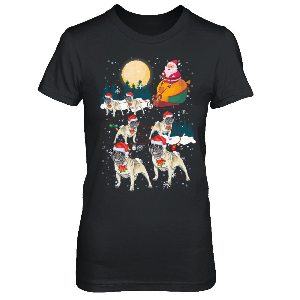 Dog Reindeer Pug Christmas Gift T-Shirt & Sweatshirt | Teecentury.com