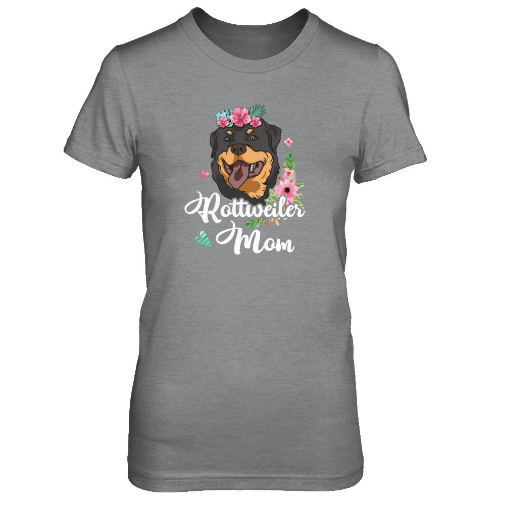 Rottweiler Mom Funny Dog Mom Gift Idea T-Shirt & Tank Top | Teecentury.com