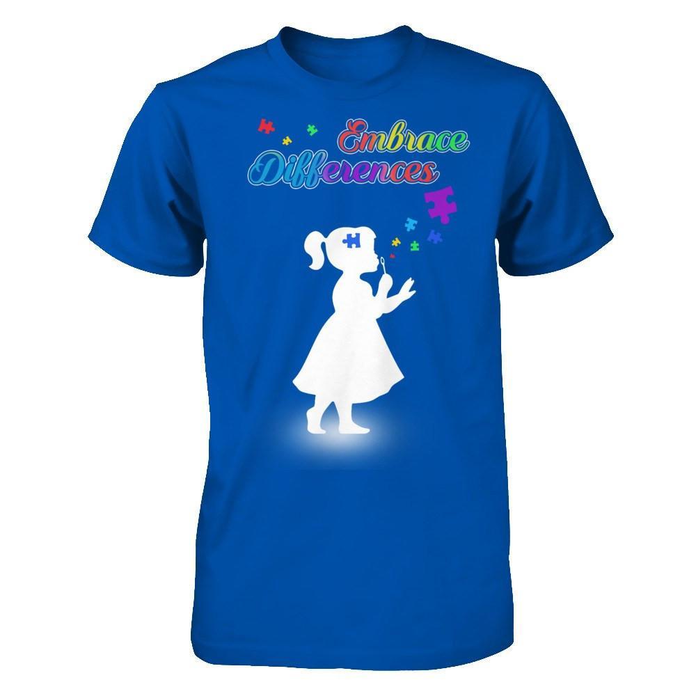 Autism Awareness Embrace Differences T-Shirt & Hoodie | Teecentury.com