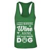A Woman Cannot Survive On Wine Alone Need Cat T-Shirt & Tank Top | Teecentury.com