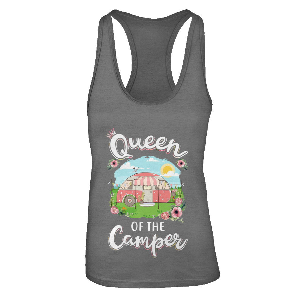 Queen Of The Camper Camping For Women Gift T-Shirt & Tank Top | Teecentury.com