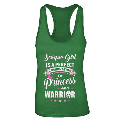 Scorpio Girl Princess Warrior October November Birthday T-Shirt & Tank Top | Teecentury.com