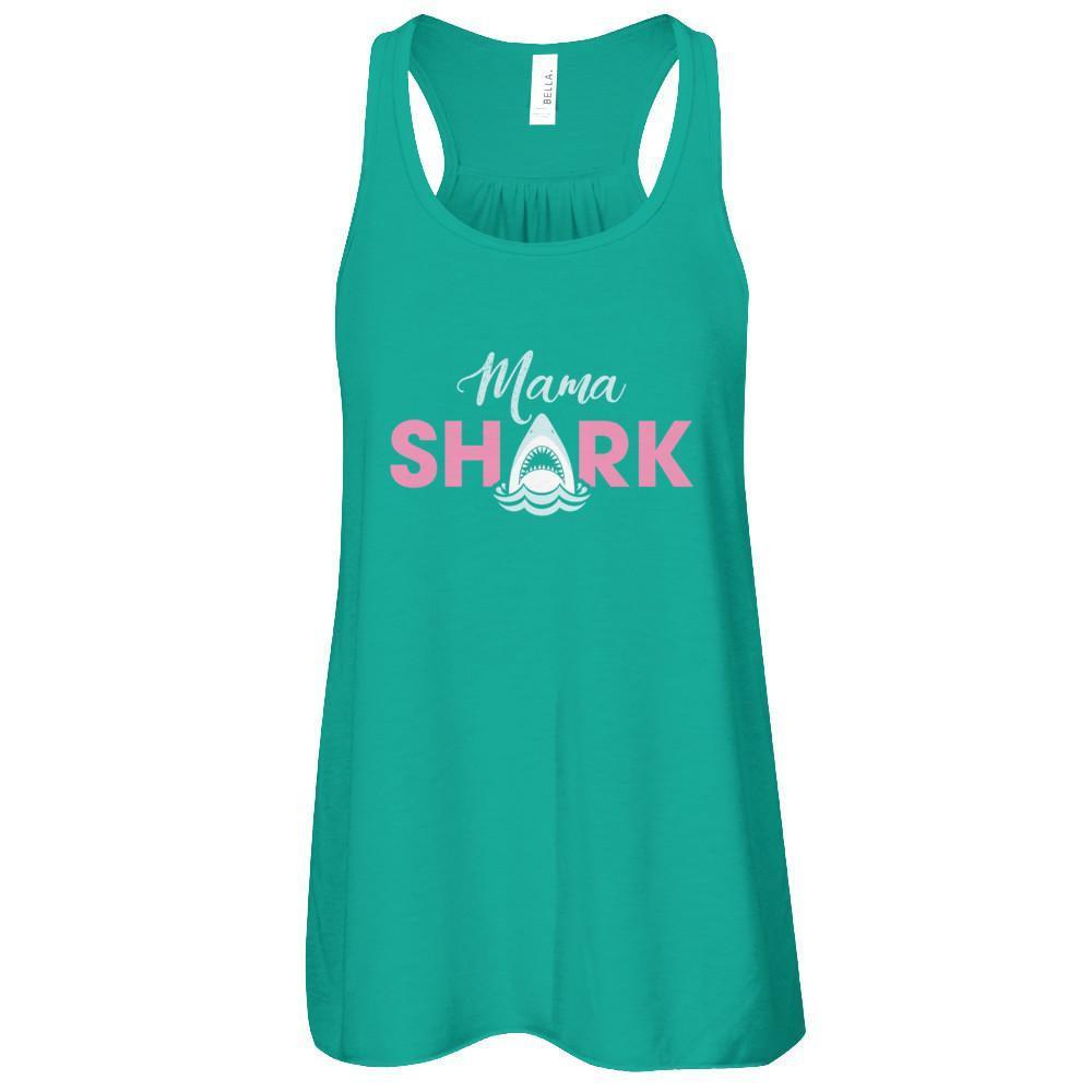 Mama Shark Lovers Best Mom T-Shirt & Tank Top | Teecentury.com