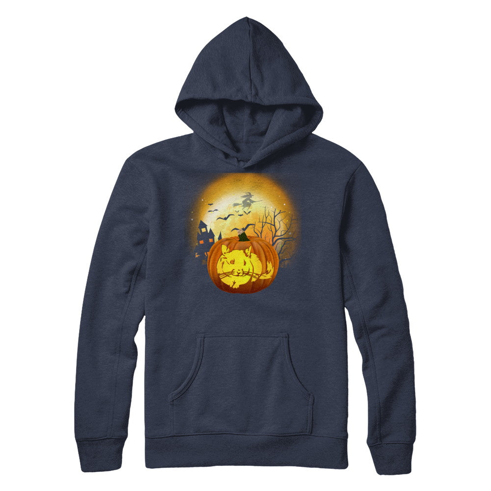 Pumpkin Chinchilla Halloween Human Costume T-Shirt & Hoodie | Teecentury.com