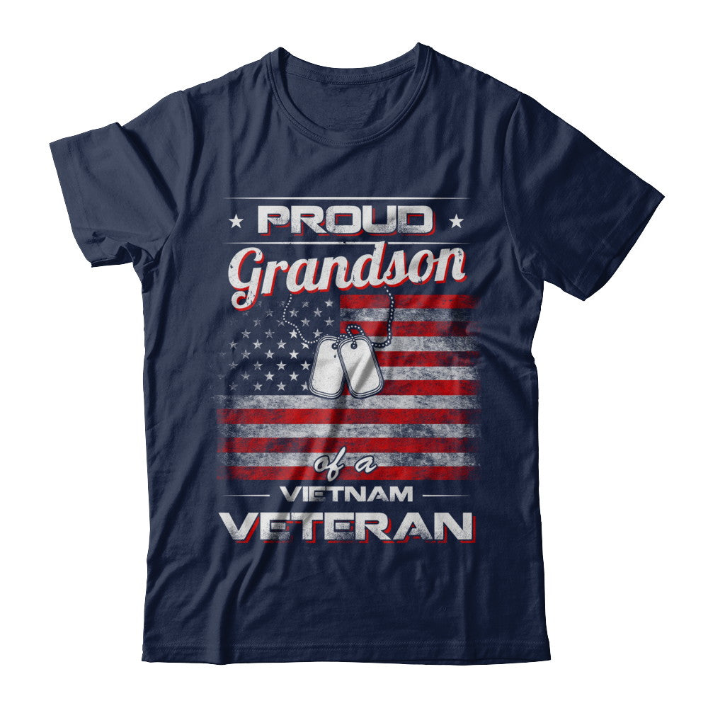 Proud Grandson Of A Viet Nam Veteran T-Shirt & Hoodie | Teecentury.com