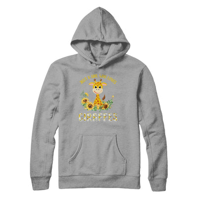 Just A Girl Who Loves Giraffes And Sunflowers T-Shirt & Hoodie | Teecentury.com