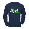 Love Green Awareness Ribbon T-Shirt & Hoodie | Teecentury.com