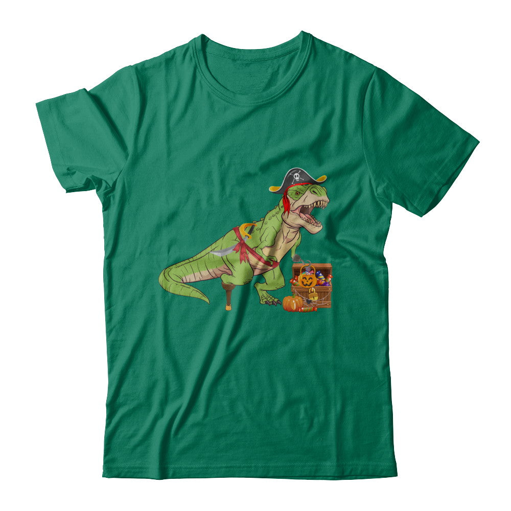 Dinosaurs T-Rex Pirate Halloween Saurus For Men Women T-Shirt & Hoodie | Teecentury.com