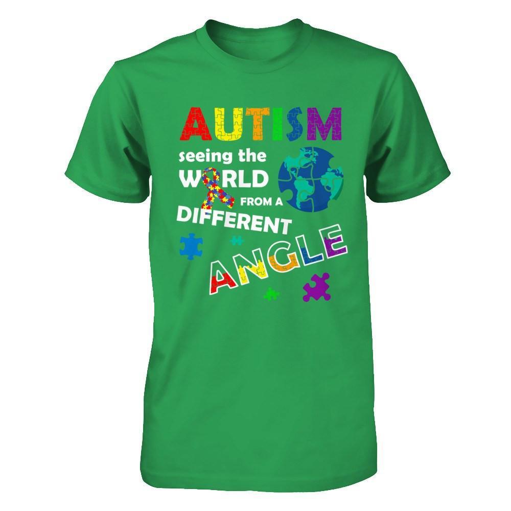 Autism Seeing The World Differently Angel T-Shirt & Hoodie | Teecentury.com
