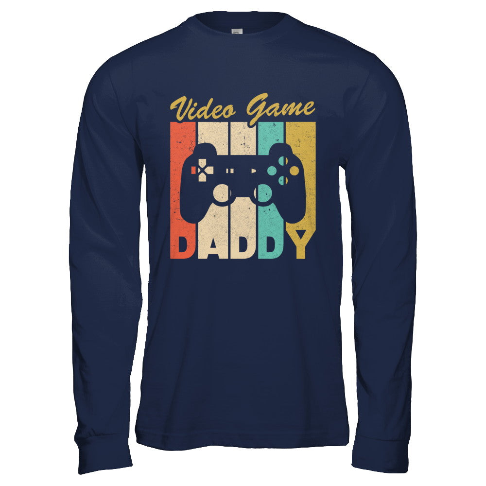 Retro Vintage Daddy Video Games Gaming Dad Fathers Day Gift T-Shirt & Hoodie | Teecentury.com