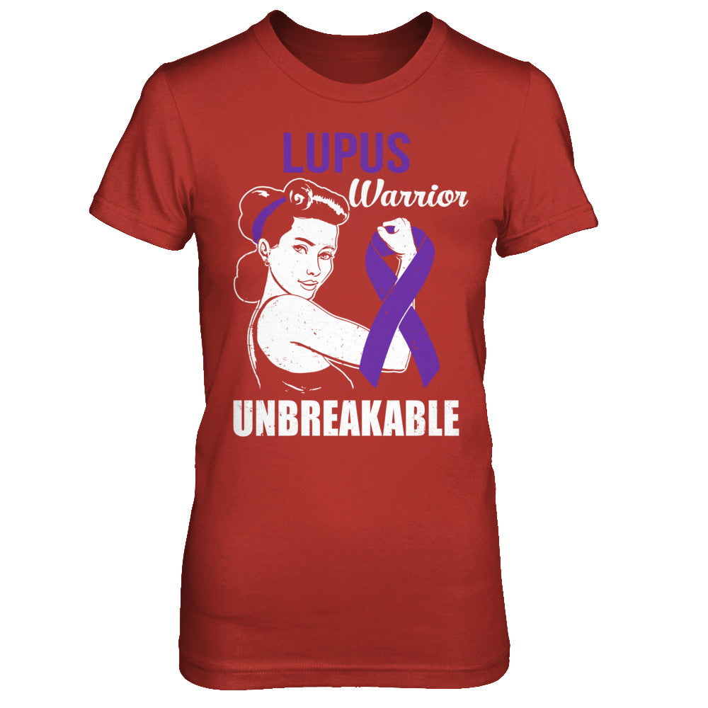 Lupus Warrior Unbreakable Lupus Awareness T-Shirt & Hoodie | Teecentury.com